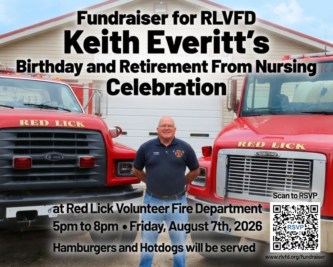 Fundraiser for RLVFD - Keith Everitt's Birthday and Retirement Celebration