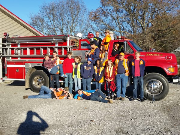 2015 Madison Southern High School Band Students helped cleanup roads.